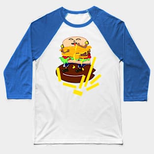 Burger cheese Baseball T-Shirt